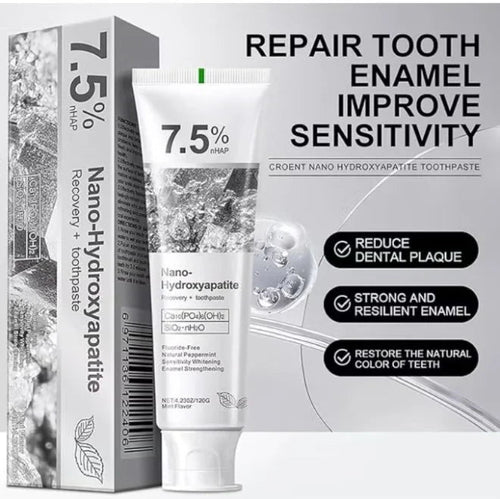 Hydroxyapatite toothpaste enamel protection